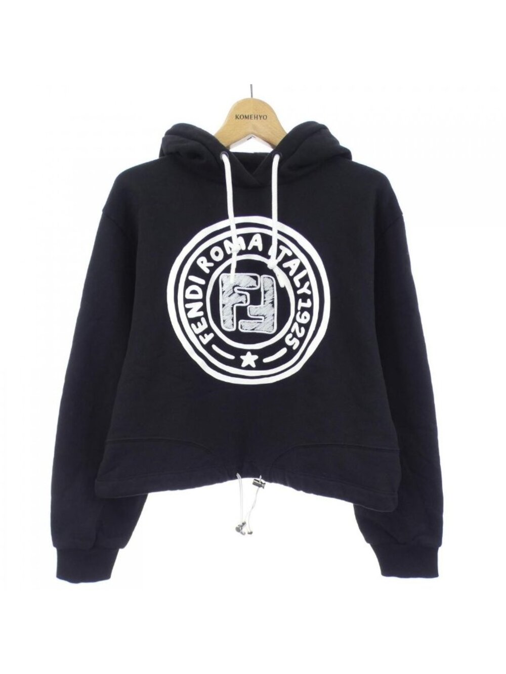 Fendi Hoodie Black XS